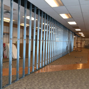 Metal Stud Framing and Acoustic Ceiling Installation and Repair